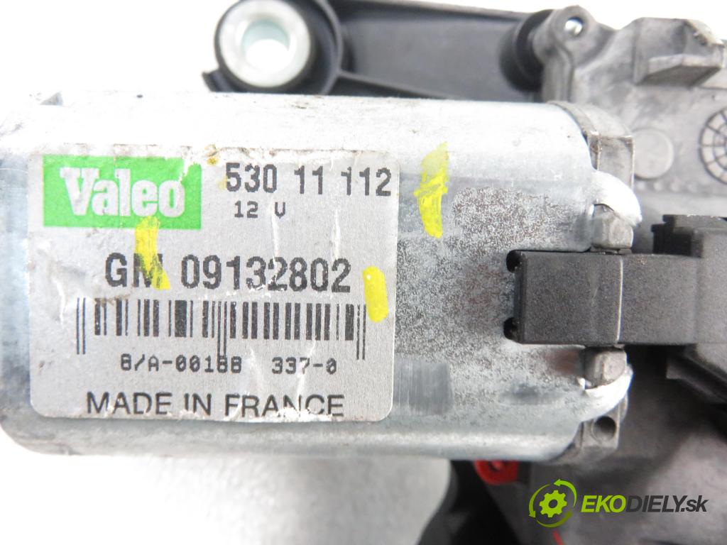 OPEL CORSA C (X01) HB 2000 55,00 1.2 16V 75 - Z 12 XE 1199,00 motorek stěrače ZADNÍ: 09132802 ; 53011112