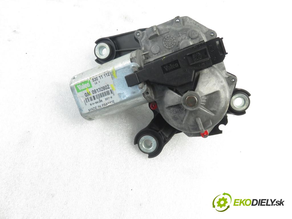 OPEL CORSA C (X01) HB 2000 55,00 1.2 16V 75 - Z 12 XE 1199,00 motorek stěrače ZADNÍ: 09132802 ; 53011112