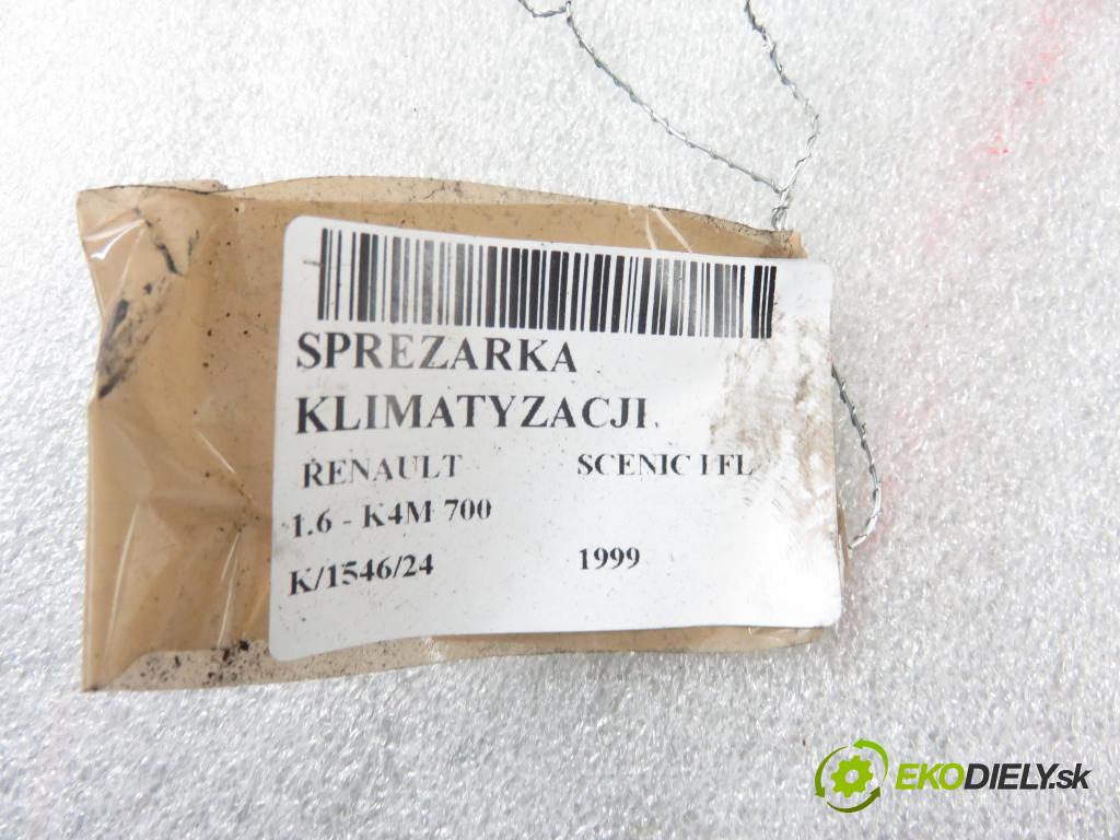RENAULT SCENIC I (JA0/1_) MINIVAN 1999 79,00 1.6 16V 107 - K4M 700 1598,00 KOMPRESOR: klimatizace  (Kompresory)