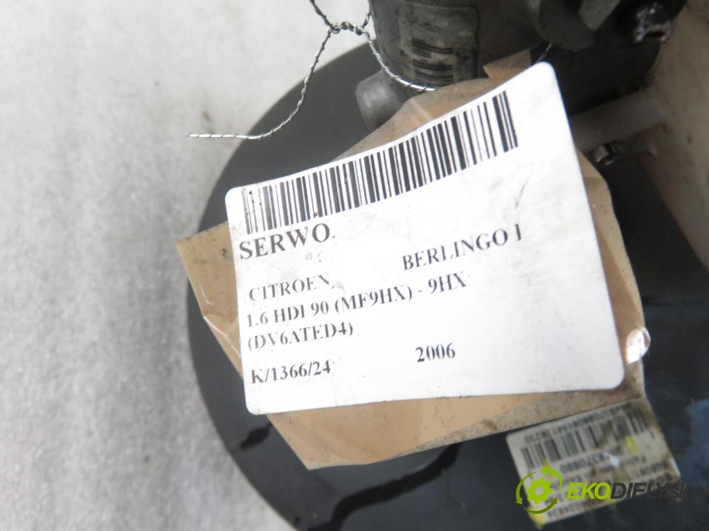 CITROEN BERLINGO / BERLINGO FIRST nadwozie wielkoprzestrzenne (MPV) KOMBIVAN 2006 66,00 1.6 HDI 90 - 9HX (DV6ATED4) 1560,00 Posilovač 9648370880 ; 0204024824 (Servočerpadlá, pumpy riadenia)