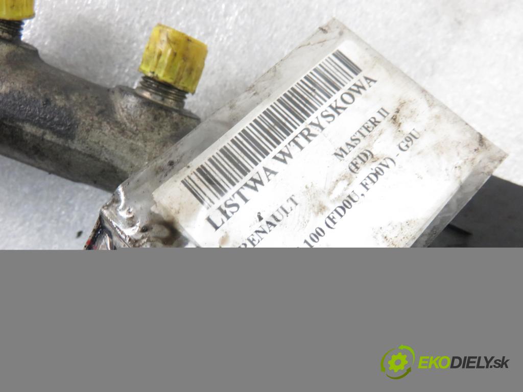 RENAULT MASTER II Skrzynia (FD) FURGON 2004 73,00 2.5 dCi 100 - G9U 754 2464,00 Lišta vstrekovacia 8200023961 ; 0445214025 (Vstrekovacie lišty)
