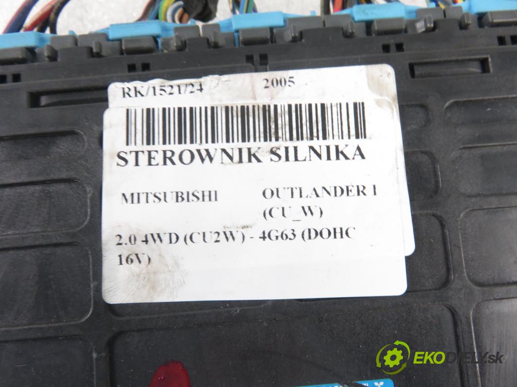 MITSUBISHI OUTLANDER I (CU_W) SUV 2005 118,00 2.4 4WD 160 (CU5W) - 4G69 2378,00 řídící jednotka motora 1860A156 ; E6T38984H