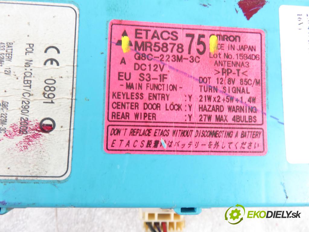 MITSUBISHI OUTLANDER I (CU_W) SUV 2005 118,00 2.4 4WD 160 (CU5W) - 4G69 2378,00 MODUL BSI MR587875