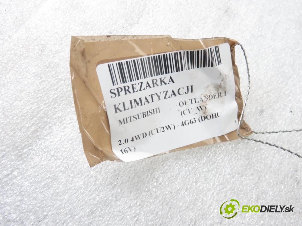 MITSUBISHI OUTLANDER I (CU_W) SUV 2005 118,00 2.4 4WD 160 (CU5W) - 4G69 2378,00 KOMPRESOR: klimatizace MN124811 (Kompresory)