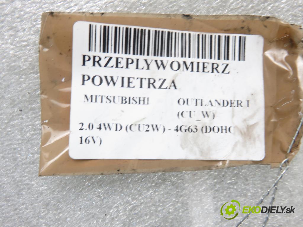 MITSUBISHI OUTLANDER I (CU_W) SUV 2005 118,00 2.4 4WD 160 (CU5W) - 4G69 2378,00 váha vzduchu vzduchu MR985187 ; E5T60171