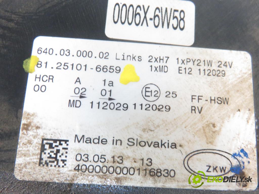 MAN TGX I CIĄGNIK SIODŁOWY 2014 353,00 18.480 - D 2676 LF 25 12419,00 Svetlo LP 81251016659