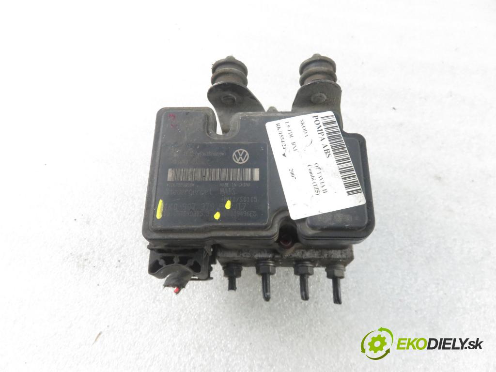 SKODA OCTAVIA II Combi (1Z5) KOMBI 2007 77,00 1.9 TDI - BXE 1896,00 pumpa ABS 1K0907379P ; 10097003153 ; 1K0614117H (Pumpy brzdové)