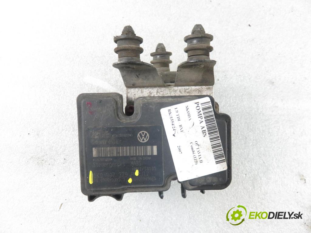 SKODA OCTAVIA II Combi (1Z5) KOMBI 2007 77,00 1.9 TDI - BXE 1896,00 pumpa ABS 1K0907379P ; 10097003153 ; 1K0614117H (Pumpy brzdové)