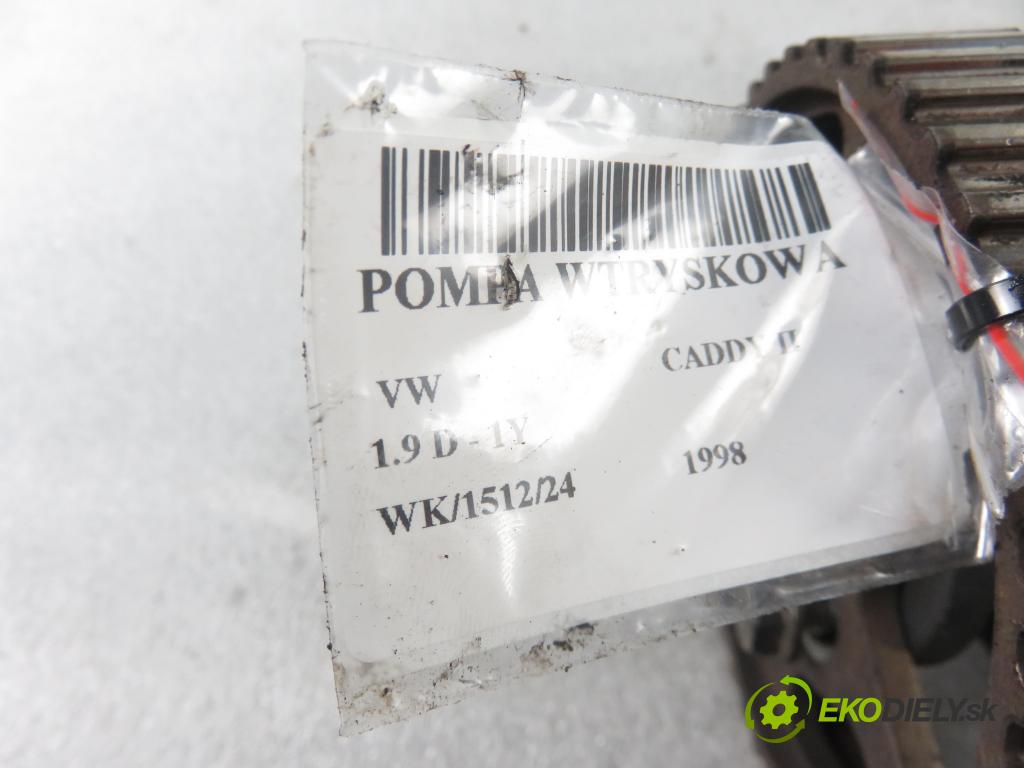 VW CADDY II Furgon (9K9A) FURGON 1998 47,00 1.9 D - 1Y 1896,00 Pumpa vstrekovacia 0460484127 ; 028130115P ; 0281005004 (Vstrekovacie čerpadlá)