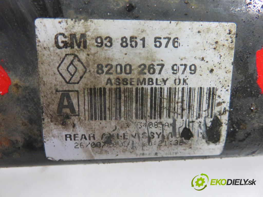 OPEL VIVARO A Autobus (X83) BUS 2005 74,00 1.9 CDTI 101 - F9Q 760 1870,00 výztuha zadní část ABS 8200267979 ; 93851576