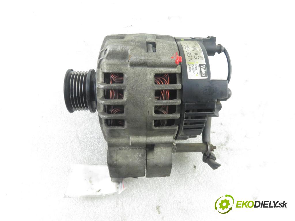 VW POLO (9N_) HB 2002 55,00 1.4 16V 75 - BBY 1390,00 Alternátor 037903025N ; SG8B017 (Alternátory)