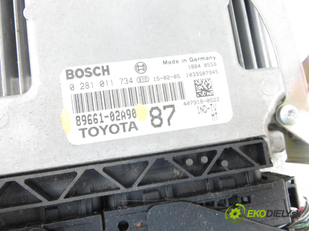 TOYOTA COROLLA (_E12_) HB 2005 66,00 1.4 D-4D 90 - 1ND-TV 1364,00 řídící jednotka motora 8966102A90