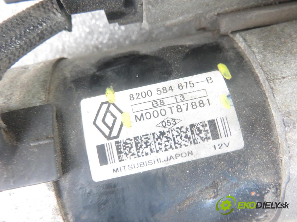 RENAULT KANGOO / GRAND KANGOO II (KW0/1_) KOMBIVAN 2008 63,00 1.5 dCi (KW0B) - K9K 802 1461,00 Štartér 8200584675B ; M000T87881 (Štartéry)