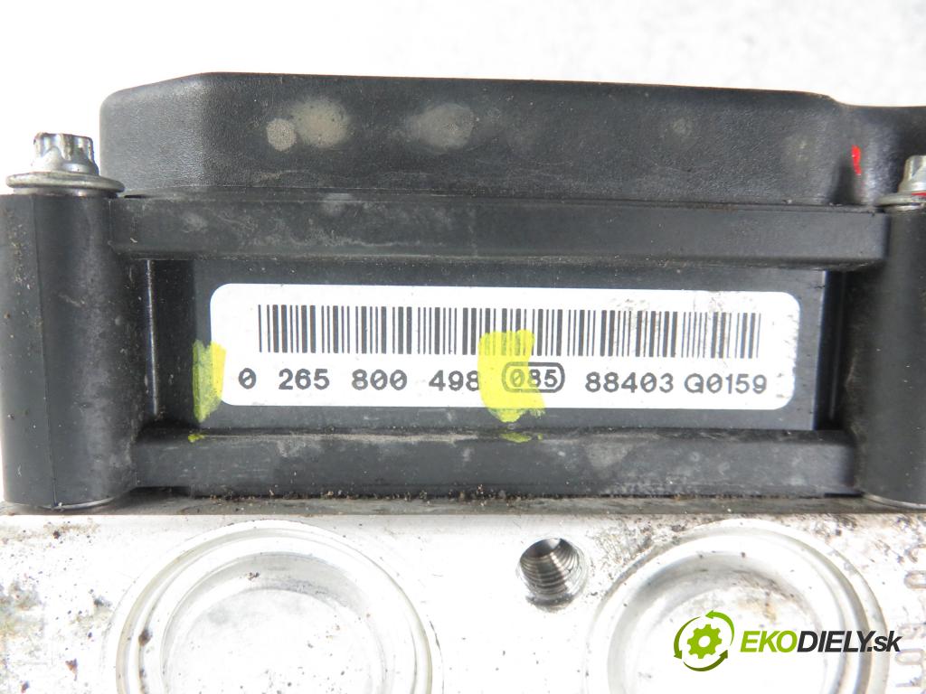 RENAULT KANGOO / GRAND KANGOO II (KW0/1_) KOMBIVAN 2008 63,00 1.5 dCi (KW0B) - K9K 802 1461,00 Pumpa ABS 0265800498 (Pumpy ABS)