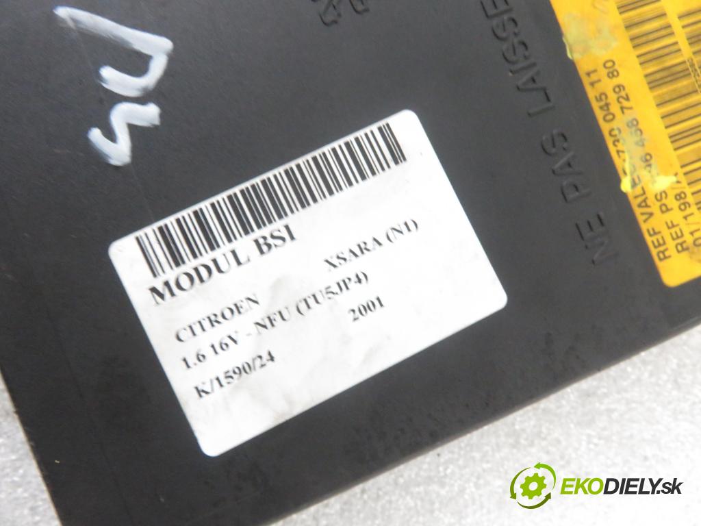 CITROEN XSARA (N1) LIFTBACK 2001 80,00 1.6 16V 109 - NFU 1587,00 MODUL BSI 9645872980 ; 73004511