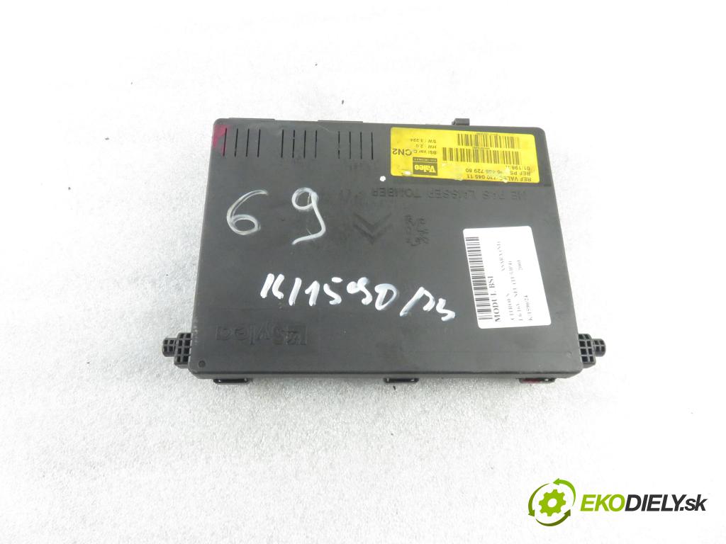 CITROEN XSARA (N1) LIFTBACK 2001 80,00 1.6 16V 109 - NFU 1587,00 MODUL BSI 9645872980 ; 73004511