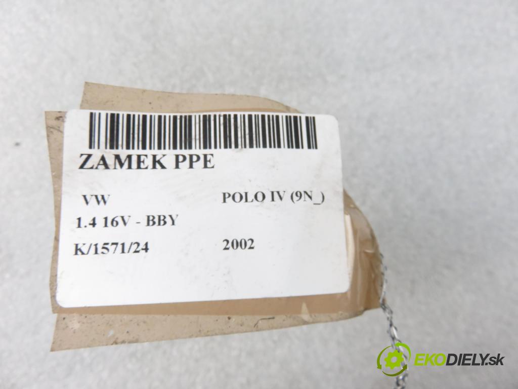 VW POLO (9N_) HB 2002 55,00 1.4 16V 75 - BBY 1390,00 zámok PPM 3B1837016