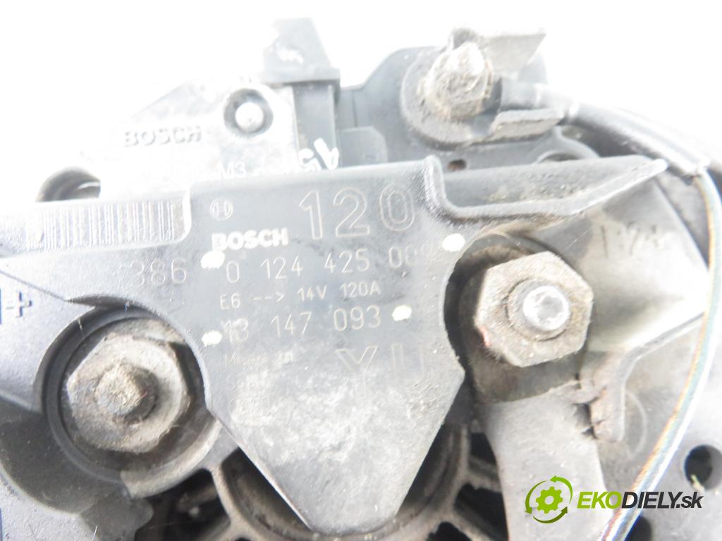 OPEL VECTRA C GTS (Z02) LIFTBACK 2003 90,00 1.8 16V 122 - Z 18 XE 1796,00 Alternátor 0124425008 ; 13147093 (Alternátory)