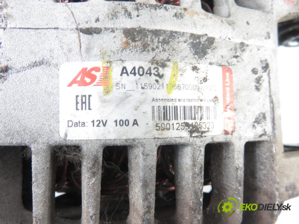 FIAT PUNTO (188_) HB 2000 59,00 1.9 JTD 80 - 188 A2.000 1910,00 Alternátor A4043 (Alternátory)