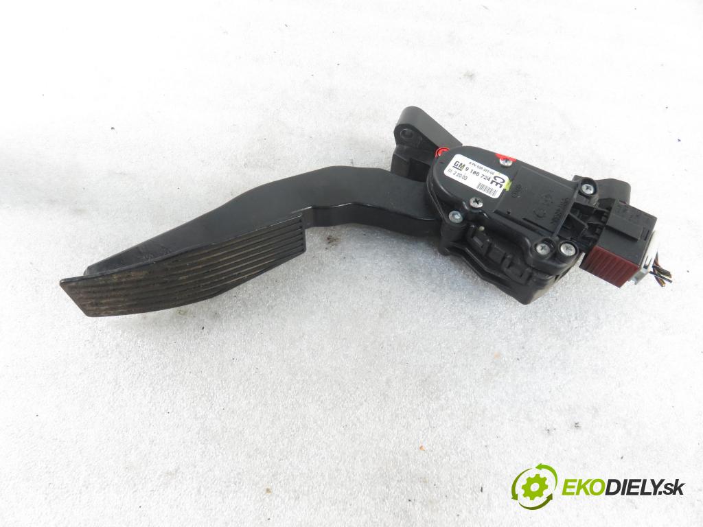 OPEL VECTRA C GTS (Z02) LIFTBACK 2003 90,00 1.8 16V 122 - Z 18 XE 1796,00 Potenciometer plynu 9186724CE ; 6PV00832200 (Pedále)