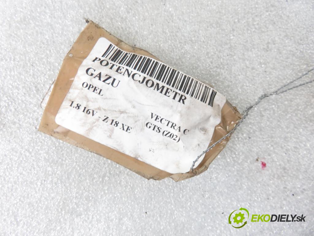 OPEL VECTRA C GTS (Z02) LIFTBACK 2003 90,00 1.8 16V 122 - Z 18 XE 1796,00 Potenciometer plynu 9186724CE ; 6PV00832200 (Pedále)