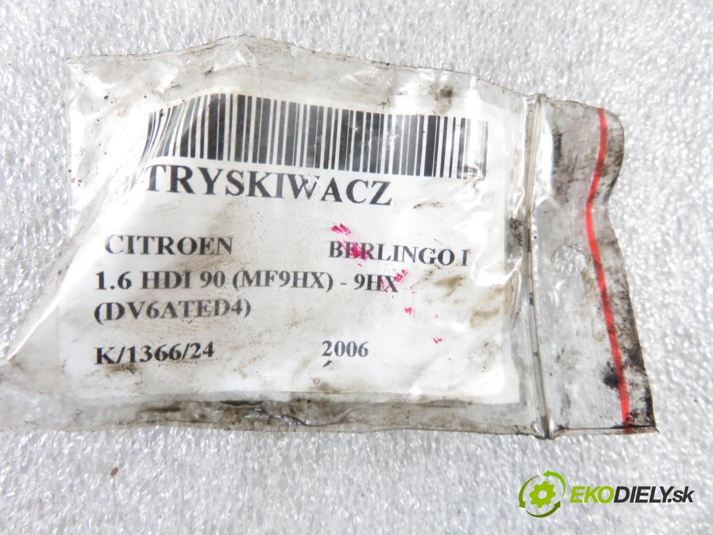CITROEN BERLINGO / BERLINGO FIRST nadwozie wielkoprzestrzenne (MPV) KOMBIVAN 2006 66,00 1.6 HDI 90 - 9HX (DV6ATED4) 1560,00 vstrekovač 0445110239 (Vstrekovače)