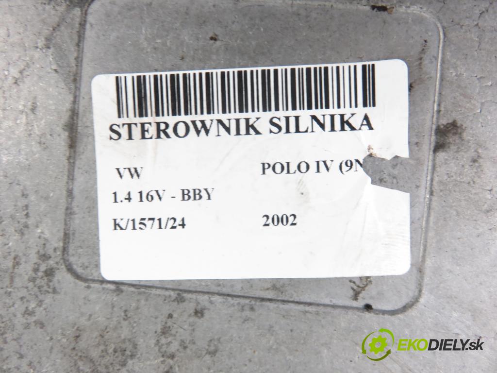 VW POLO (9N_) HB 2002 55,00 1.4 16V 75 - BBY 1390,00 Riadiaca jednotka Motor 036906034DD ; IAW4MVDD