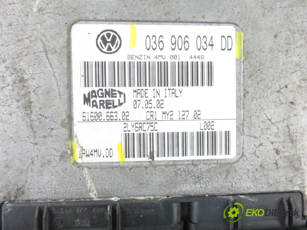 VW POLO (9N_) HB 2002 55,00 1.4 16V 75 - BBY 1390,00 Riadiaca jednotka Motor 036906034DD ; IAW4MVDD