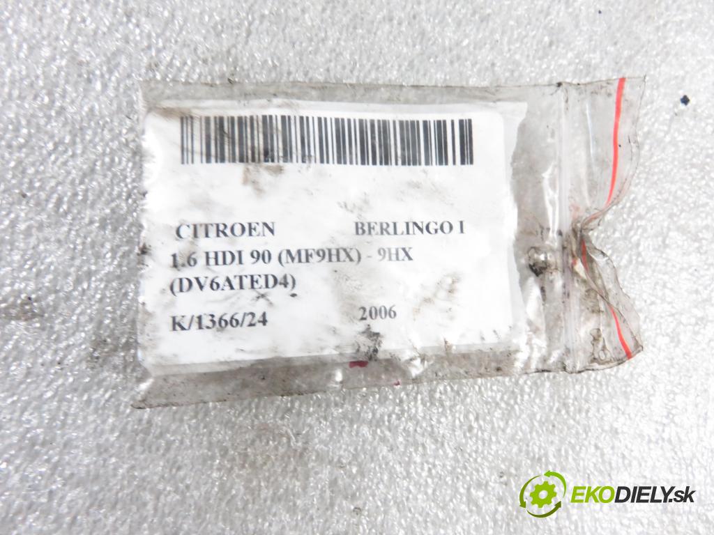 CITROEN BERLINGO / BERLINGO FIRST nadwozie wielkoprzestrzenne (MPV) KOMBIVAN 2006 66,00 1.6 HDI 90 - 9HX (DV6ATED4) 1560,00 vstrekovač 0445110239 (Vstrekovače)