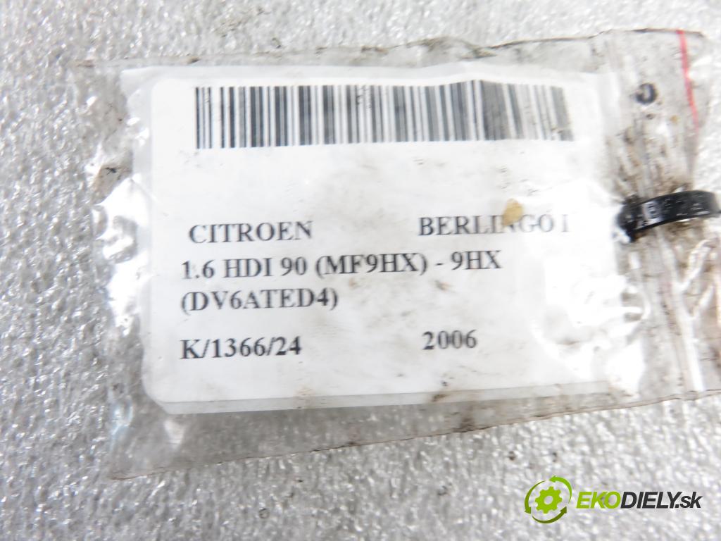 CITROEN BERLINGO / BERLINGO FIRST nadwozie wielkoprzestrzenne (MPV) KOMBIVAN 2006 66,00 1.6 HDI 90 - 9HX (DV6ATED4) 1560,00 vstrekovač 0445110239 (Vstrekovače)