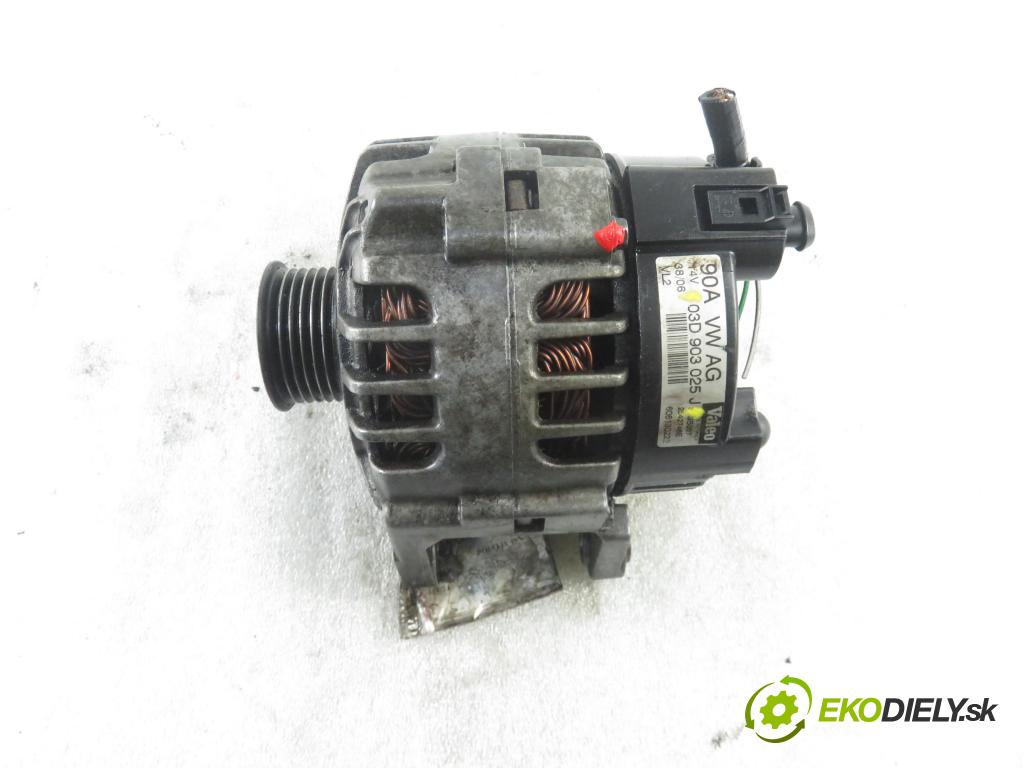VW POLO (9N_) HB 2007 40,00 1.2 - BMD 1198,00 Alternátor 03D903025J (Alternátory)