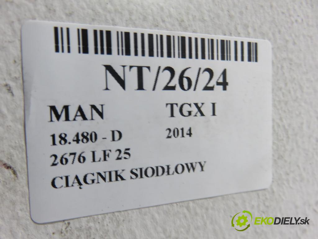 MAN TGX I CIĄGNIK SIODŁOWY 2014 353,00 18.480 - D 2676 LF 25 12419,00 Brzdič strmeň LT 81508046579