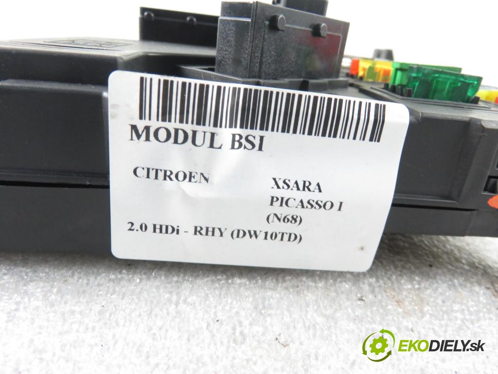 CITROEN XSARA PICASSO (N68) MINIVAN 2003 66,00 2.0 HDi 8V 90 - RHY 1997,00 MODUL BSI S118085320F ; 9657999680