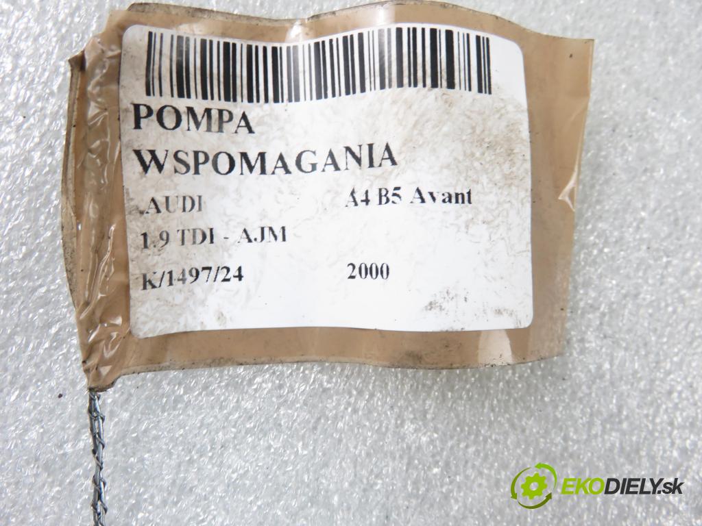AUDI A4 Avant (8D5, B5) KOMBI 2000 85,00 1.9 TDI - AJM 1896,00 Pumpa servočerpadlo 8D0145177Q (Servočerpadlá, pumpy riadenia)