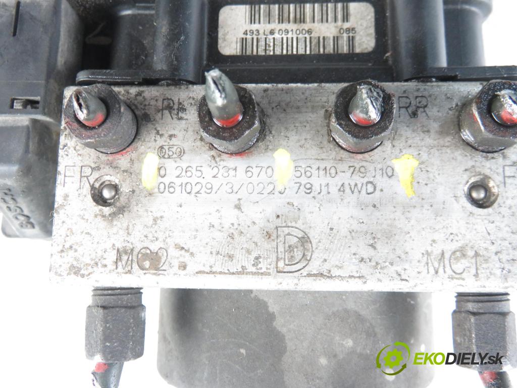 FIAT SEDICI (189_) CROSSOVER 2007 88,00 1.9 D Multijet 120 4x4 - D19AA 1910,00 Pumpa ABS 5611079J10 ; 0265281671 ; 0265800494 (Pumpy ABS)