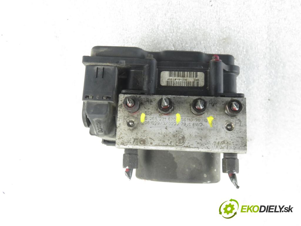 FIAT SEDICI (189_) CROSSOVER 2007 88,00 1.9 D Multijet 120 4x4 - D19AA 1910,00 Pumpa ABS 5611079J10 ; 0265281671 ; 0265800494 (Pumpy ABS)