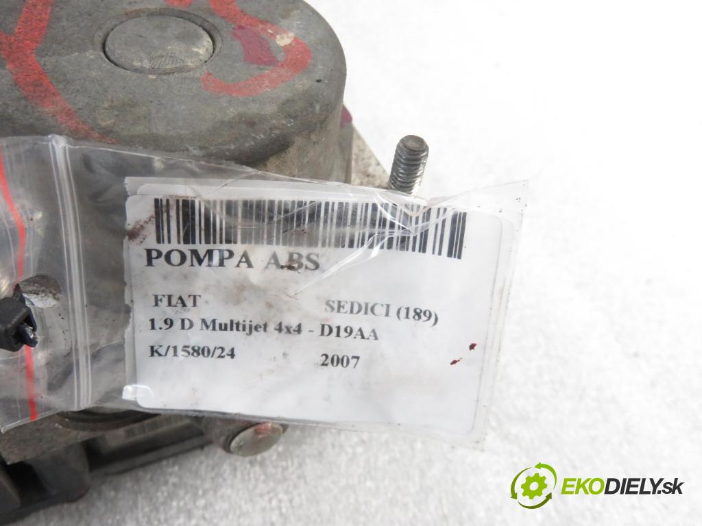 FIAT SEDICI (189_) CROSSOVER 2007 88,00 1.9 D Multijet 120 4x4 - D19AA 1910,00 Pumpa ABS 5611079J10 ; 0265281671 ; 0265800494 (Pumpy ABS)