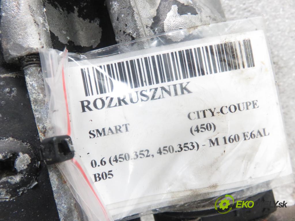 SMART CITY-COUPE (450) HB 2001 45,00 0.6 (450.352, 450.353) - M 160 E6AL B05 599,00 Štartér (Štartéry)
