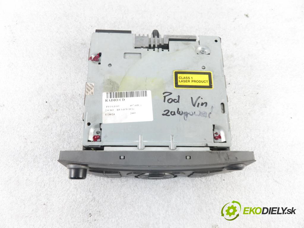 PEUGEOT 407 (6D_) SEDAN 2005 103,00 2.0 16V  1997,00 RADIO CD