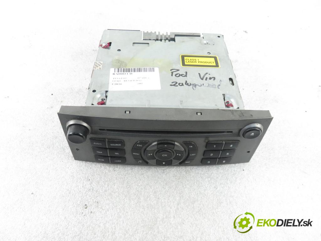 PEUGEOT 407 (6D_) SEDAN 2005 103,00 2.0 16V  1997,00 RADIO CD