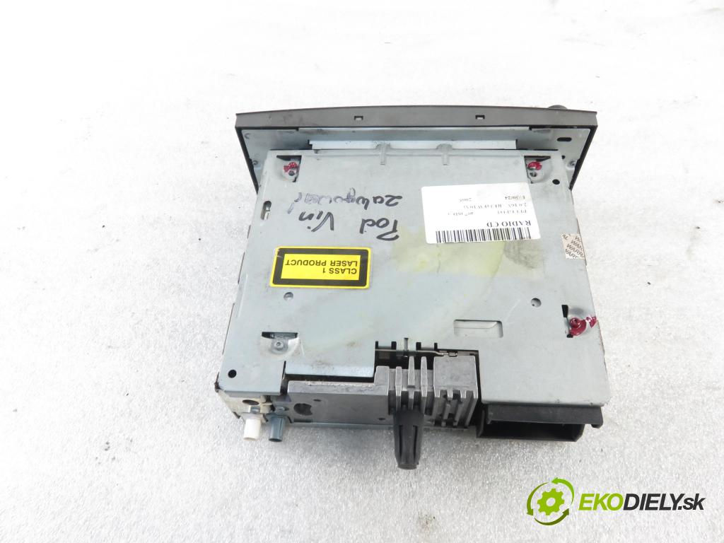 PEUGEOT 407 (6D_) SEDAN 2005 103,00 2.0 16V  1997,00 RADIO CD