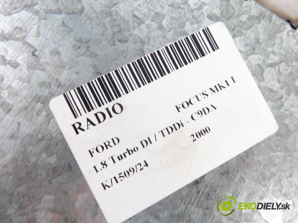 FORD FOCUS (DAW, DBW) HB 2000 66,00 1.8 TDDi 90 - C9DA 1753,00 RADIO CD 98AP18C815AC