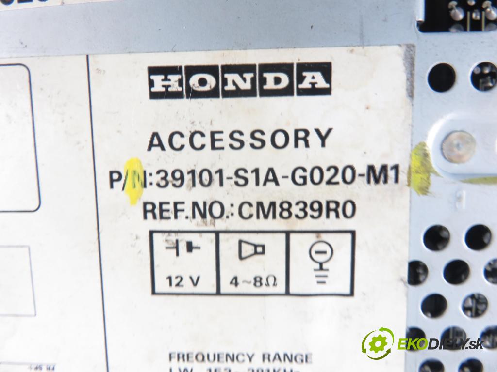 HONDA ACCORD VI (CK, CG, CH, CF8) SEDAN 2000 100,00 1.8 i (CG8) - F18B2 1850,00 RADIO Modul 39101S1AG020M1