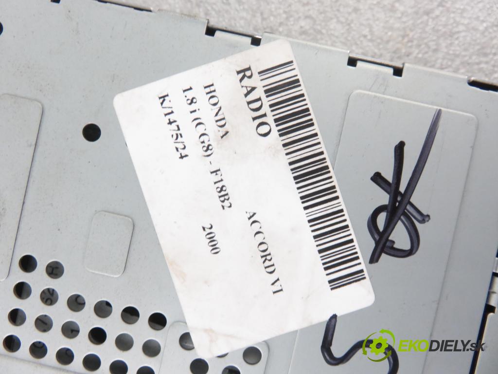 HONDA ACCORD VI (CK, CG, CH, CF8) SEDAN 2000 100,00 1.8 i (CG8) - F18B2 1850,00 RADIO Modul 39101S1AG020M1