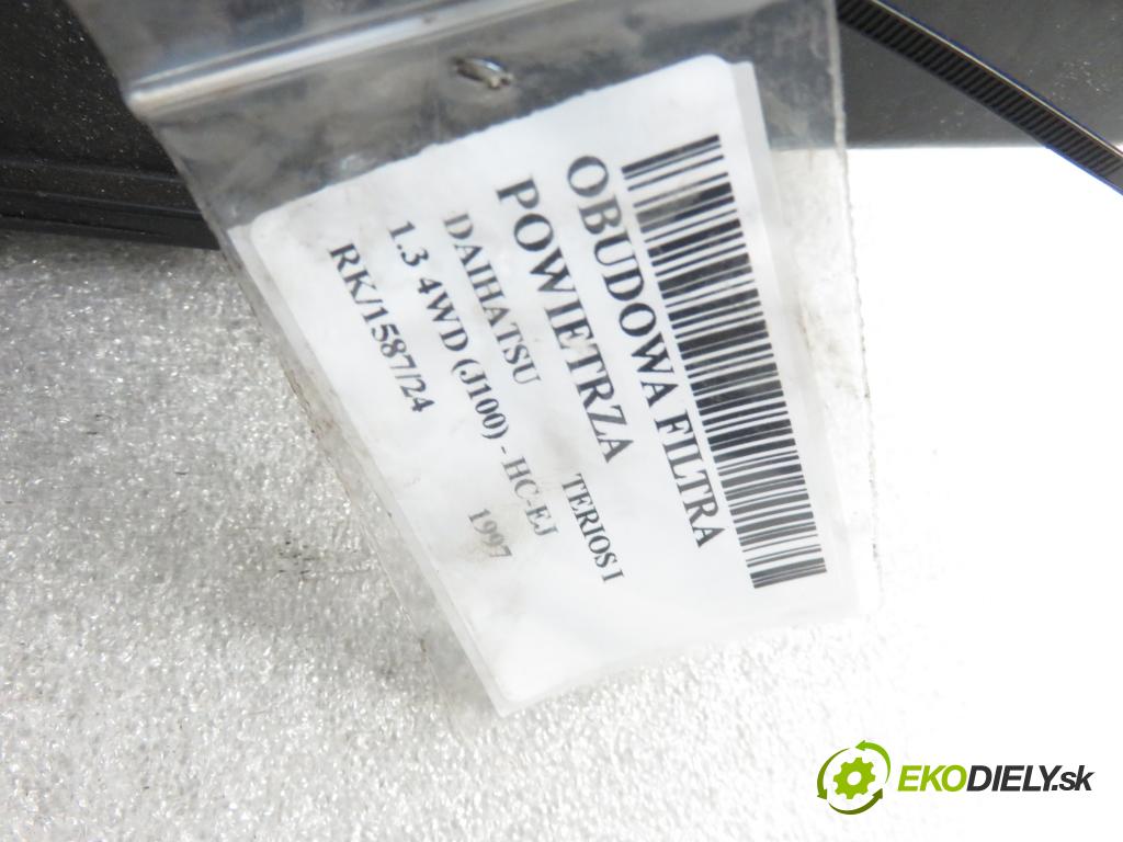 DAIHATSU TERIOS (J1_) SUV 1997 61,00 1.3 4WD (J100) - HC-EJ 1296,00 Obal filtra vzduchu 1770087401 ; 1140009720 (Obaly filtrov vzduchu)