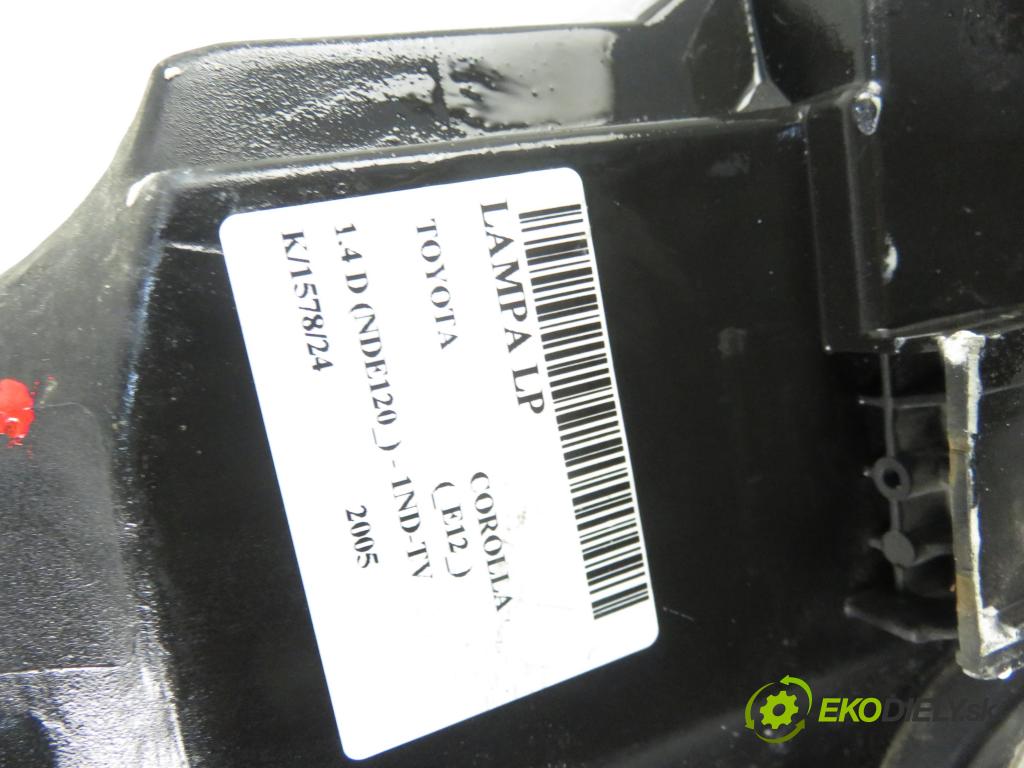 TOYOTA COROLLA (_E12_) HB 2005 66,00 1.4 D-4D 90 - 1ND-TV 1364,00 Svetlo LP