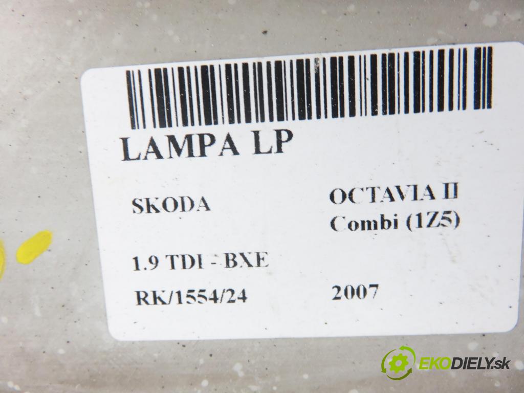 SKODA OCTAVIA II Combi (1Z5) KOMBI 2007 77,00 1.9 TDI - BXE 1896,00 Svetlo LP