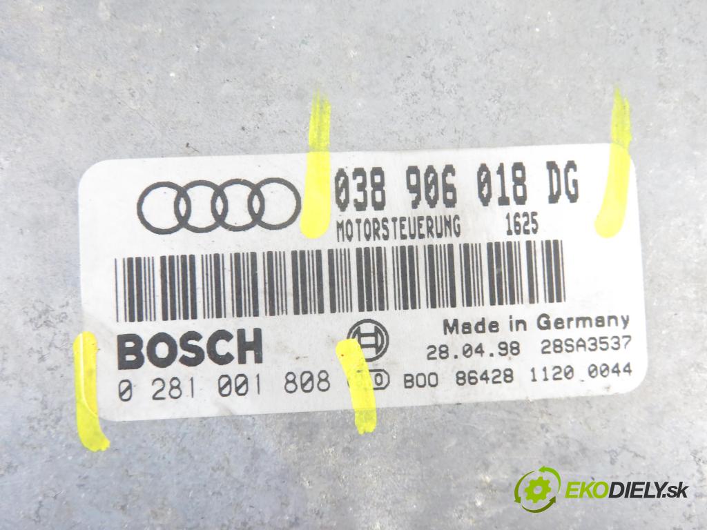 AUDI A6 (4B2, C5) SEDAN 1998 81,00 1.9 TDI - AFN 1896,00 Riadiaca jednotka Motor 038906018DG ; 0281001808