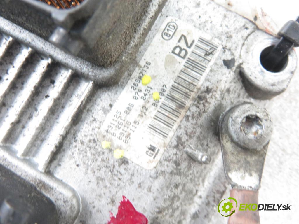 OPEL CORSA C (X01) HB 2000 55,00 1.2 16V 75 - Z 12 XE 1199,00 Riadiaca jednotka Motor 09115112 ; 0261206074