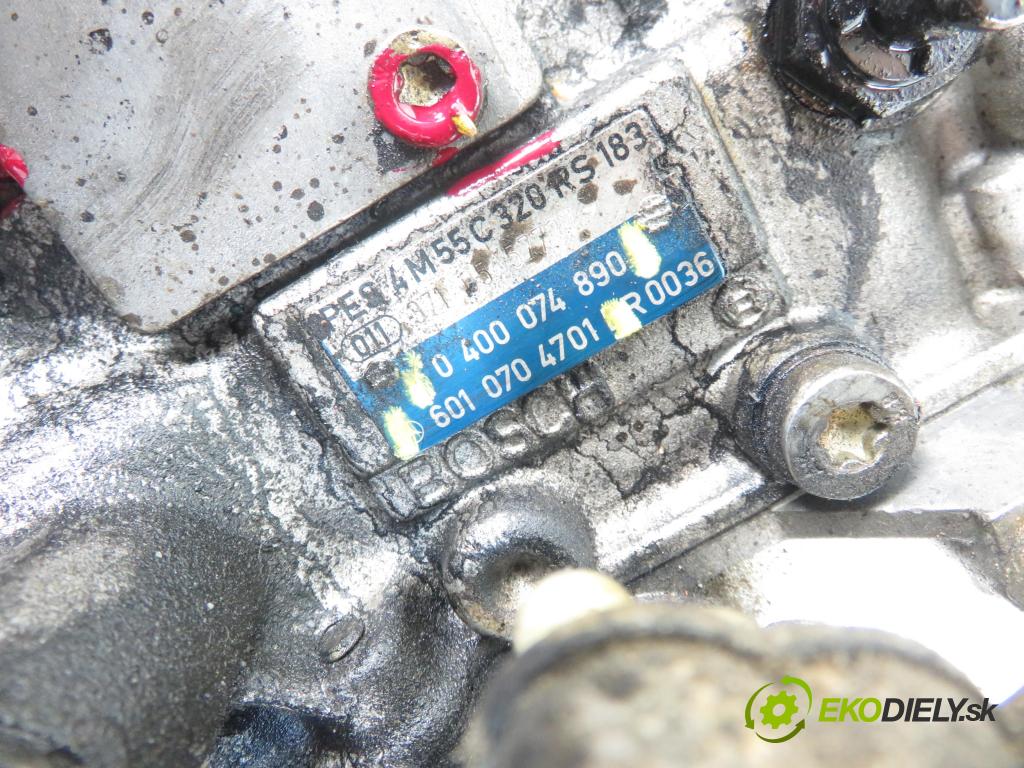 MERCEDES-BENZ KLASA C (W202) SEDAN 1995 55,00 C 200 D (202.120) - OM 601.913 1997,00 Pumpa vstrekovacia 0400074890 ; 6010704701 (Vstrekovacie čerpadlá)